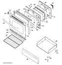 Diagram for 4 - Door & Drawer Parts