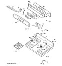 Diagram for 2 - Control Panel & Cooktop