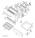 Diagram for 4 - Door & Drawer Parts