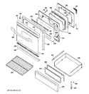 Diagram for 4 - Door & Drawer Parts