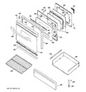 Diagram for 4 - Door & Drawer Parts