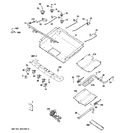 Diagram for 1 - Gas & Burner Parts