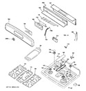 Diagram for 2 - Control Panel & Cooktop