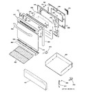 Diagram for 4 - Door & Drawer Parts