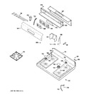 Diagram for 2 - Control Panel & Cooktop