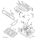 Diagram for 2 - Control Panel & Cooktop