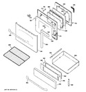 Diagram for 4 - Door & Drawer Parts