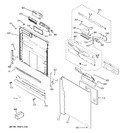 Diagram for 1 - Escutcheon & Door Assembly