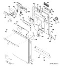 Diagram for 1 - Escutcheon & Door Assembly