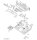 Diagram for 2 - Control Panel & Cooktop