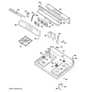 Diagram for 2 - Control Panel & Cooktop