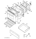 Diagram for 4 - Door & Drawer Parts