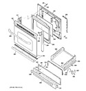 Diagram for 4 - Door & Drawer Parts