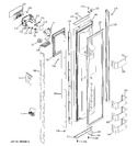 Diagram for 1 - Freezer Door