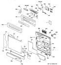 Diagram for 1 - Escutcheon & Door Assembly