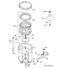 Diagram for 3 - Tub, Basket & Agitator