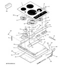 Diagram for 1 - Control Panel & Cooktop