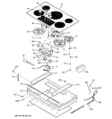 Diagram for 1 - Control Panel & Cooktop