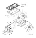 Diagram for 1 - Cooktop & Burner Parts