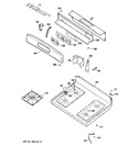 Diagram for 2 - Control Panel & Cooktop