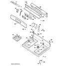 Diagram for 2 - Control Panel & Cooktop