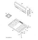 Diagram for 2 - Control Panel & Cooktop