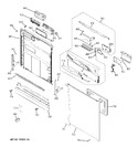 Diagram for 1 - Escutcheon & Door Assembly