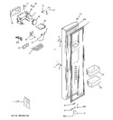 Diagram for 1 - Freezer Door