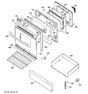 Diagram for 4 - Door & Drawer Parts