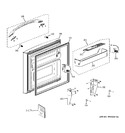 Diagram for 1 - Freezer Door