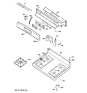 Diagram for 2 - Control Panel & Cooktop