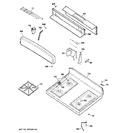 Diagram for 2 - Control Panel & Cooktop