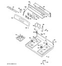 Diagram for 2 - Control Panel & Cooktop