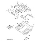 Diagram for 2 - Control Panel & Cooktop