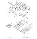 Diagram for 2 - Control Panel & Cooktop