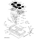 Diagram for 1 - Control Panel & Cooktop