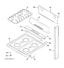 Diagram for 2 - Control Panel & Cooktop