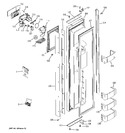 Diagram for 1 - Freezer Door