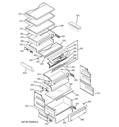 GE ZISW480DMA Parts List | Coast Appliance Parts