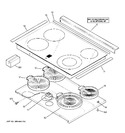 Diagram for 2 - Cooktop