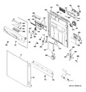 Diagram for 1 - Escutcheon & Door Assembly