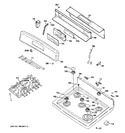 Diagram for 2 - Control Panel & Cooktop