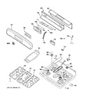 Diagram for 2 - Control Panel & Cooktop