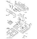 Diagram for 2 - Control Panel & Cooktop