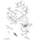 Diagram for 1 - Gas & Burner Parts