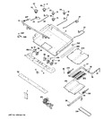 Diagram for 1 - Gas & Burner Parts