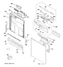 Diagram for 1 - Escutcheon & Door Assembly