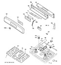 Diagram for 2 - Control Panel & Cooktop