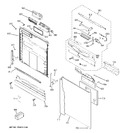 Diagram for 1 - Escutcheon & Door Assembly