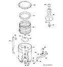 Diagram for 3 - Tub, Basket & Agitator